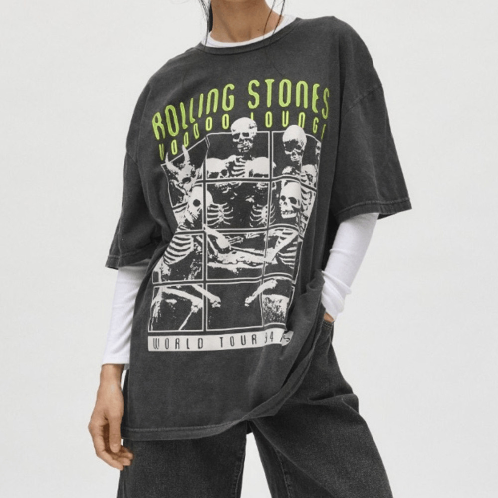 ! NEW ! Rolling Stones Voodoo Lounge Tour tee oversized
